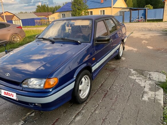 2003 Lada (ВАЗ) 2115, синий, 275000 рублей - вид 2