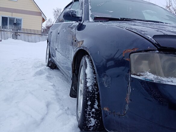 1998 Audi A6 II (C5), синий, 350000 рублей - вид 7