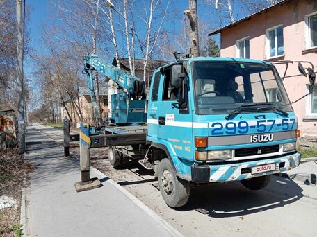1991 Isuzu Автовышки, синий, 4000000 рублей, вид 1