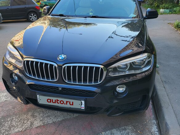 2019 BMW X6 40d II (F16), чёрный, 3600000 рублей