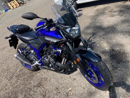 2019 Yamaha MT-03, синий, 470000 рублей, вид 2