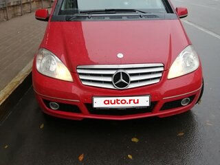 2008 Mercedes-Benz A-Класс 170 II (W169) Рестайлинг, красный, 470000 рублей, вид 1