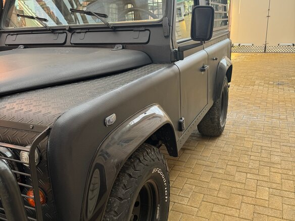1998 Land Rover Defender 90 I, синий - вид 7