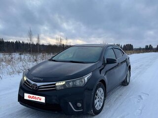 2013 Toyota Corolla XI (E160, E170, E180), чёрный, 1199000 рублей, вид 1