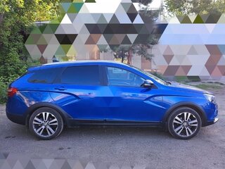 2021 Lada (ВАЗ) Vesta SW Cross I, синий, 1450000 рублей, вид 3