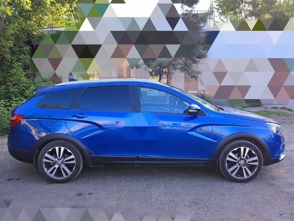 2021 Lada (ВАЗ) Vesta SW Cross I, синий, 1450000 рублей - вид 2