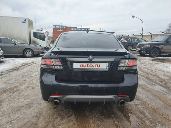 2008 Saab 9-3 II Рестайлинг, чёрный - вид 9