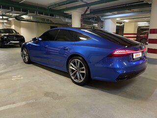 2021 Audi A7 45 TDI II (4K), синий, 7000000 рублей, вид 3