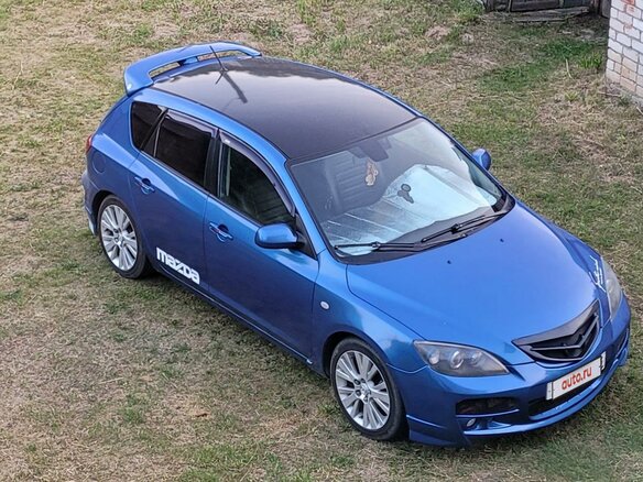 2005 Mazda 3 I (BK), синий, 590000 рублей - вид 4