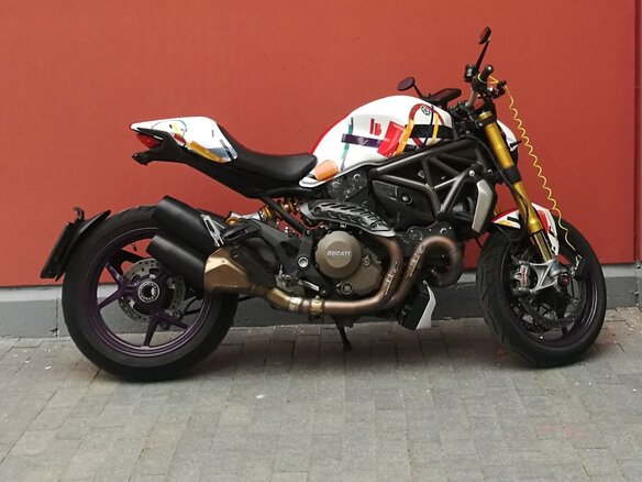 2014 Ducati Monster 1200, белый