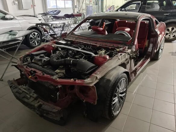 2005 Ford Mustang V, пурпурный, 3300000 рублей - вид 35