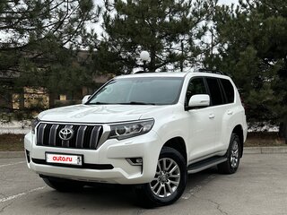 2018 Toyota Land Cruiser Prado 150 Series Рестайлинг 2, белый, 5100000 рублей, вид 3