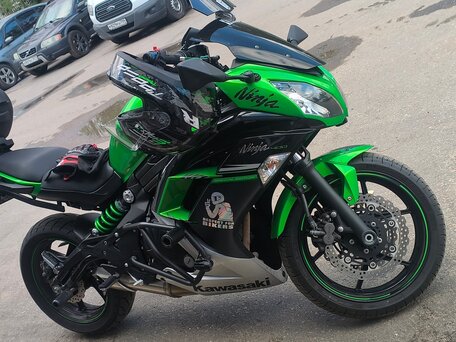 2016 Kawasaki Ninja 400, зелёный, 550000 рублей, вид 4