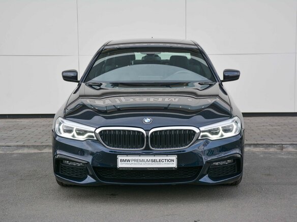 2019 BMW 5 серии 530i xDrive VII (G30/G31/G38), синий - вид 2
