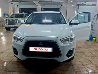 2014 Mitsubishi ASX I Рестайлинг, белый, 1400000 рублей, вид 1