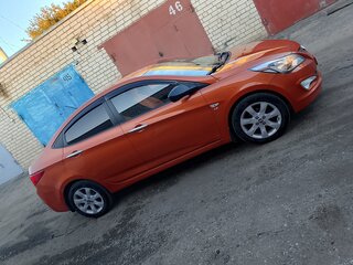 2015 Hyundai Solaris I Рестайлинг, оранжевый, 1085000 рублей, вид 5