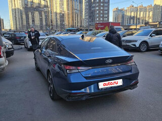 2021 Hyundai Elantra VII (CN7), синий, 1530000 рублей, вид 2