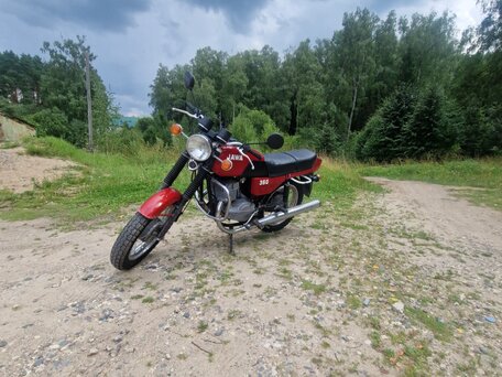 1989 Jawa 350/638, красный, 130000 рублей, вид 1