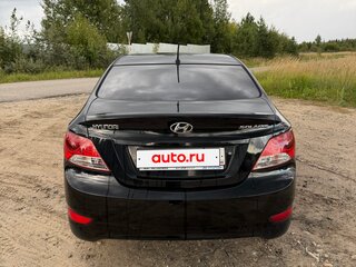 2011 Hyundai Solaris I, чёрный, 720000 рублей, вид 3