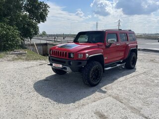 2009 Hummer H3, красный, 2500000 рублей, вид 1