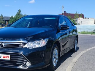 2016 Toyota Camry VII (XV50) Рестайлинг, чёрный, 2500000 рублей, вид 4
