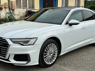 2019 Audi A6 40 TDI V (C8), белый, 4500000 рублей, вид 1