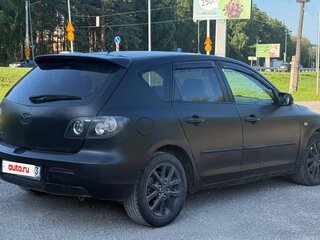2007 Mazda 3 I (BK) Рестайлинг, чёрный, 329000 рублей, вид 3