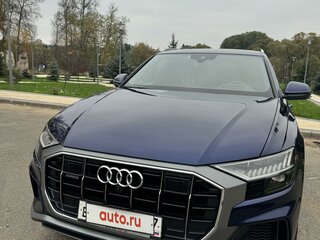 2018 Audi Q8 50 TDI I (4M), синий, 6000000 рублей, вид 2