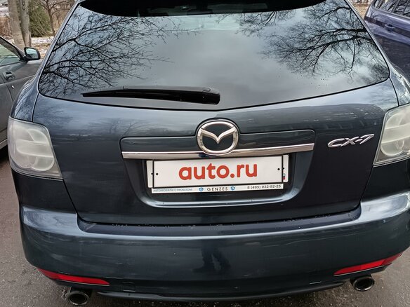 2010 Mazda CX-7 I Рестайлинг, серый, 970000 рублей - вид 2
