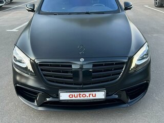 2019 Mercedes-Benz S-Класс AMG 63 AMG Long III (W222, C217) Рестайлинг, чёрный, 9500000 рублей, вид 1
