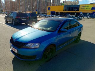 2015 Skoda Rapid I, синий, 749999 рублей, вид 1