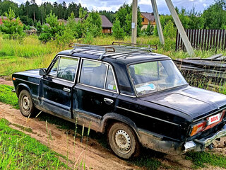 1996 Lada (ВАЗ) 2106 4-speed, чёрный, 40000 рублей, вид 3