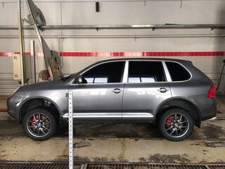 2003 Porsche Cayenne Turbo I (955), серый, 850000 рублей, вид 5