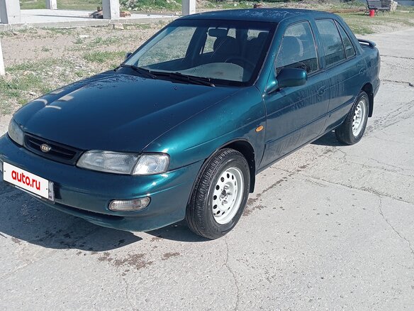 1997 Kia Sephia I Рестайлинг, зелёный, 265000 рублей