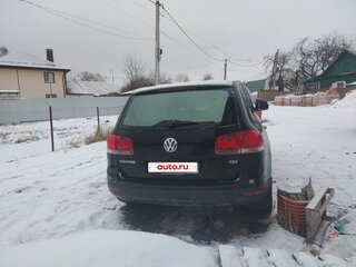 2005 Volkswagen Touareg I, чёрный, 535000 рублей, вид 5