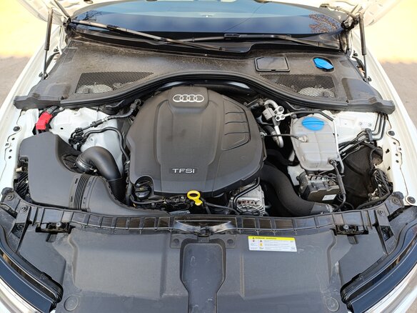 2015 Audi A6 IV (C7) Рестайлинг, белый - вид 9