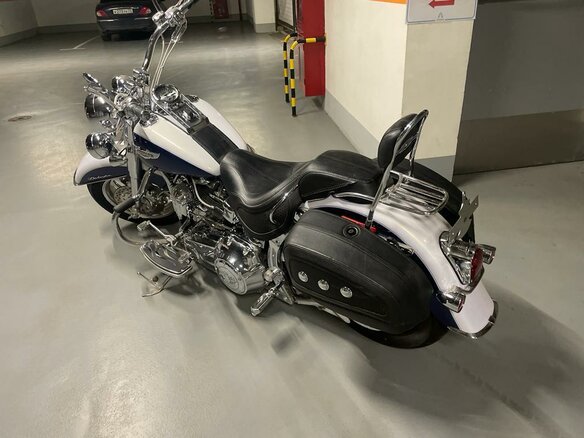 2007 Harley-Davidson Softail Custom, синий, 2850000 рублей - вид 5