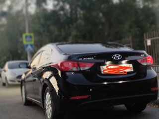 2015 Hyundai Elantra V (MD) Рестайлинг, чёрный, 1450000 рублей, вид 5