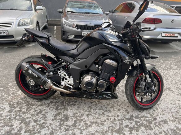 2014 Kawasaki Z 1000, чёрный, 1000000 рублей - вид 1