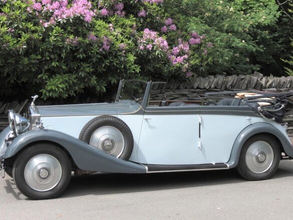 1934 Rolls-Royce 20/25 I, серебристый - вид 1