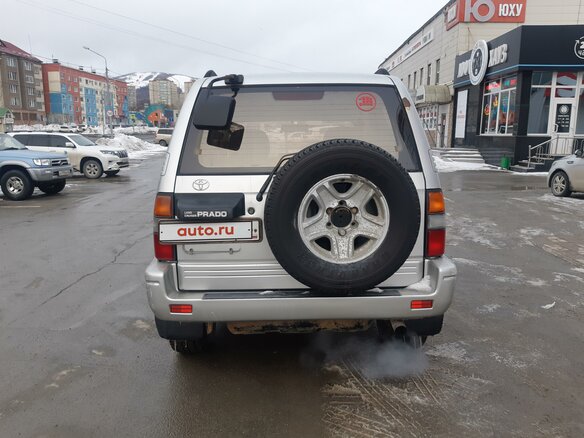 1999 Toyota Land Cruiser Prado 90 Series, серебристый, 1200000 рублей - вид 1