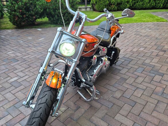 2014 Harley-Davidson Breakout, оранжевый, 2200000 рублей - вид 7