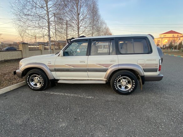 1997 Toyota Land Cruiser 80 Series Рестайлинг, белый, 2300000 рублей - вид 14