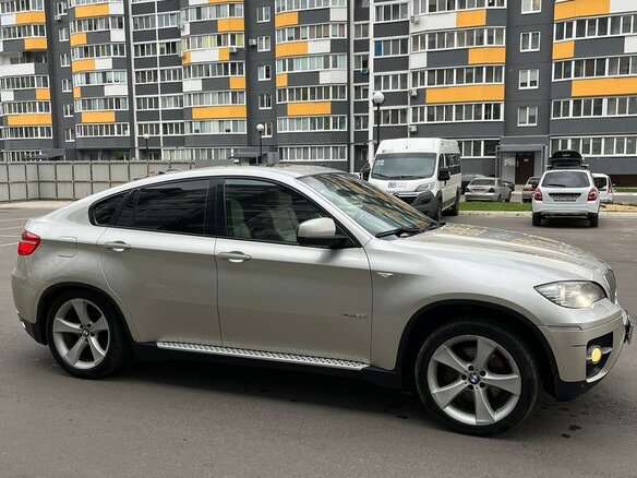 2008 BMW X6 50i 6-speed I (E71), серебристый, 1590000 рублей - вид 4