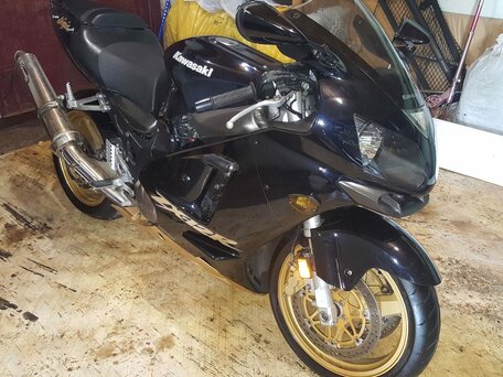 2001 Kawasaki ZX-12 Ninja, чёрный, 650000 рублей, вид 4