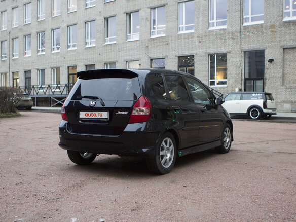2008 Honda Jazz I Рестайлинг, чёрный - вид 4