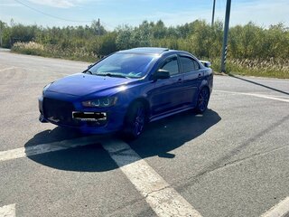 2008 Mitsubishi Lancer X, синий, 1150000 рублей, вид 4