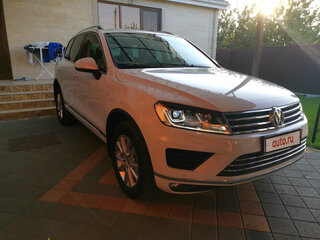 2016 Volkswagen Touareg II Рестайлинг, белый, 3300000 рублей, вид 3