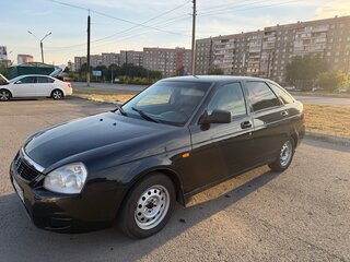2008 Lada (ВАЗ) Priora I, чёрный, 185000 рублей, вид 1