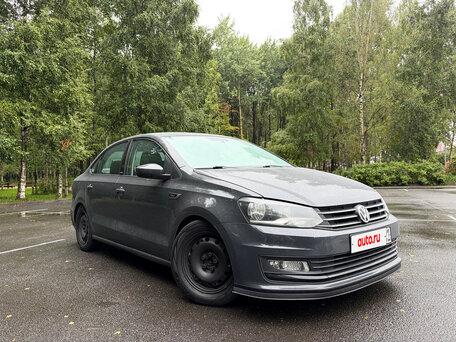 2016 Volkswagen Polo V Рестайлинг, серый, 830000 рублей, вид 1
